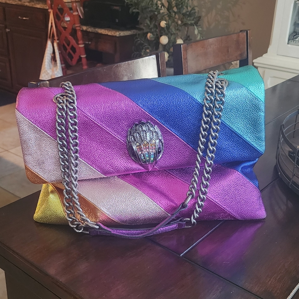 Kurt Geiger multicolor XXL Kinsington Chain Strap Women Bag